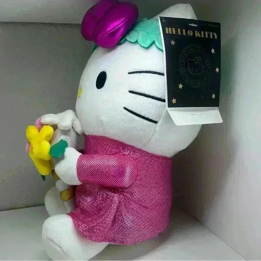Hello Kitty Virgo Zodiac KidRobot Plush Floral Flower Bouquet Cute Kawaii - Picture 2 of 5